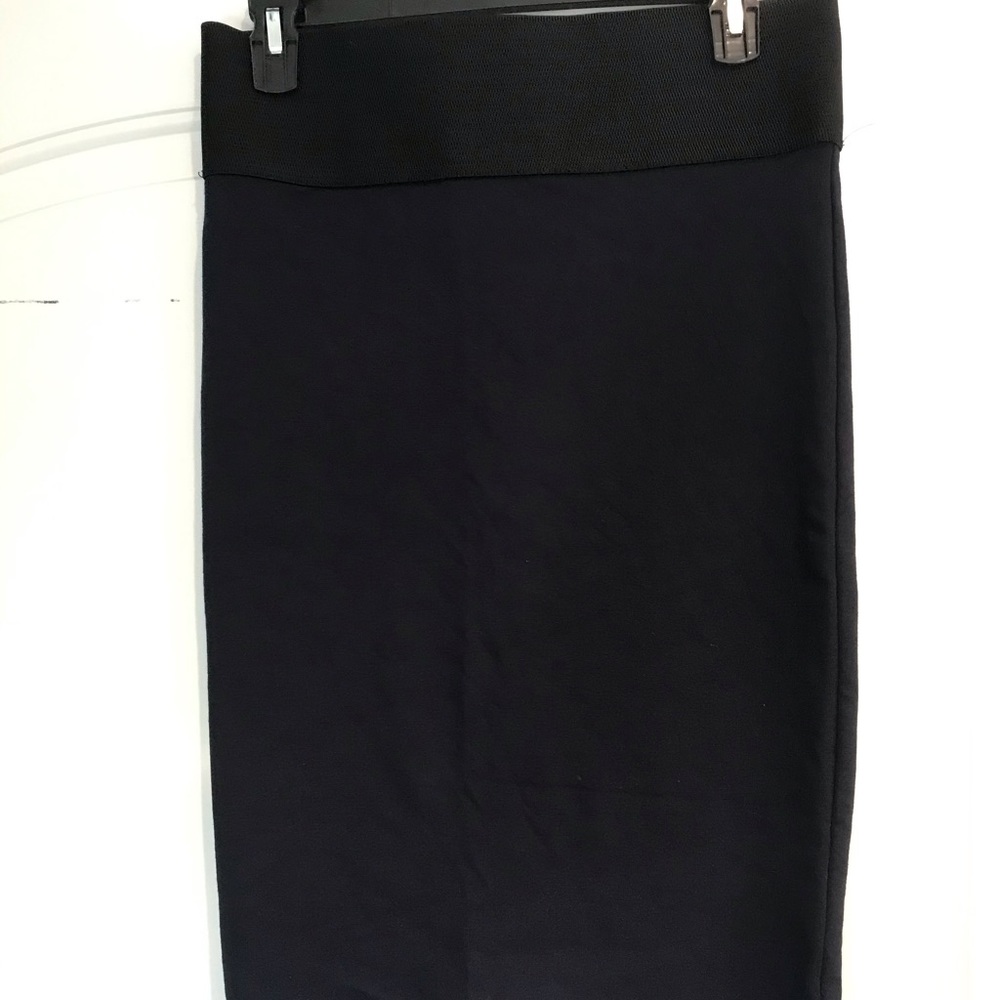 Navy blue pencil skirt